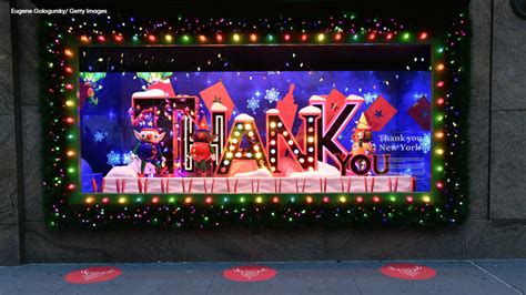 Macys Famous Holiday Window Display In New York City Pays Tribute To