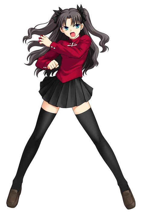 Rin Tohsaka Fateunlimited Codes Menina Anime Personagens De Anime