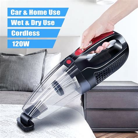 120w Cordless Car Vacuum Cleaner Handheld Vacuum Usb Rechargeable Dust