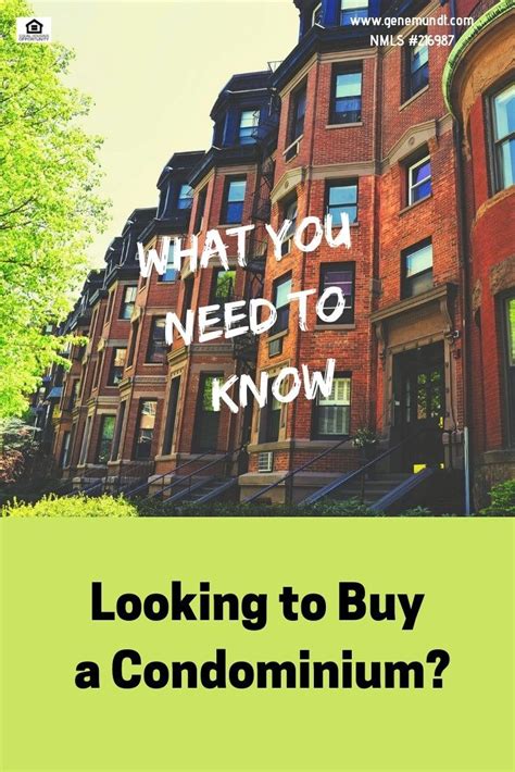 Looking To Buy A Condominium What You Need To Know Condominium