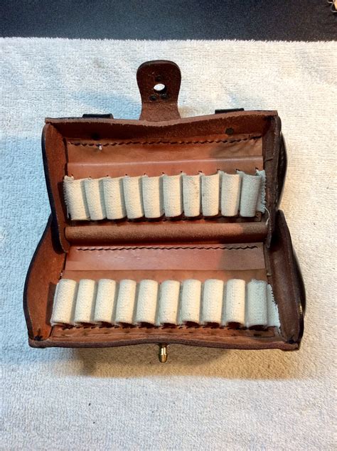 Leather Cartridge Box For Sale