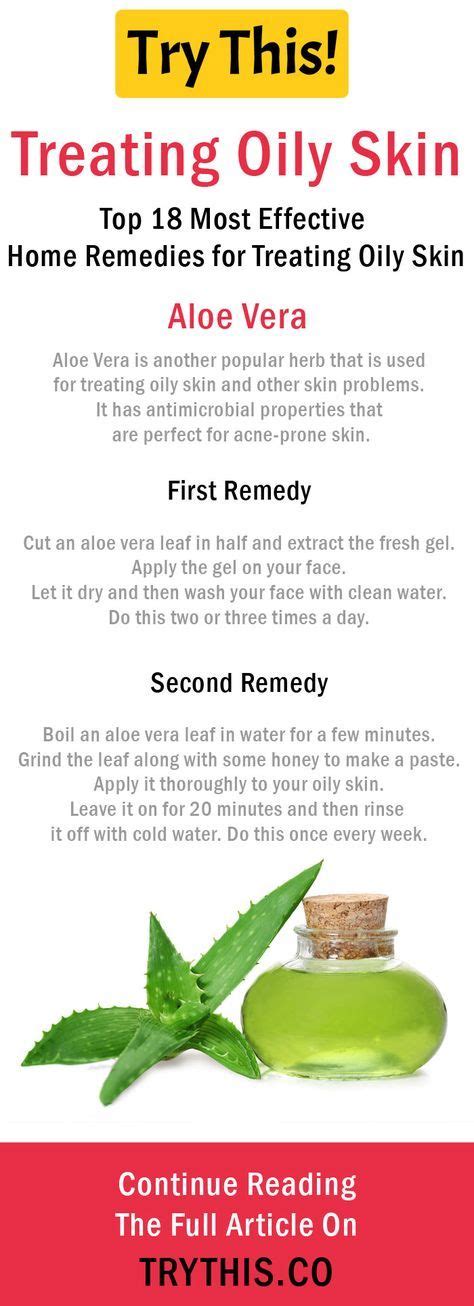 Best Home Remedies For Oily Skin Treating Oily Skin Oily Skin Care