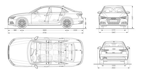 Audi A3 2016 Dimensions