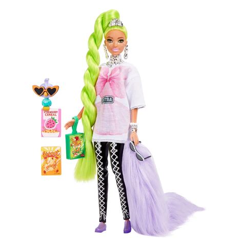 Barbie Extra Dolls 2022 Wave 3 Neon Green Hair Barbie Layering
