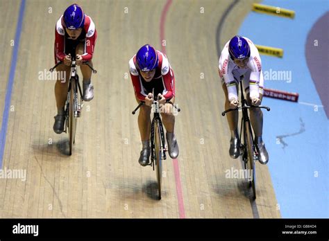 Cycling Uci Track World Cup Day Three Manchester Velodrome Stock