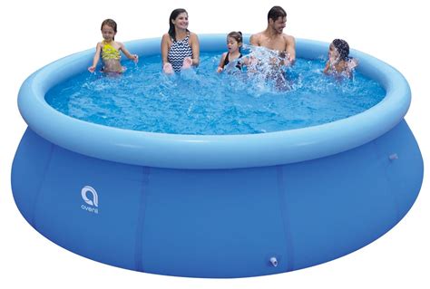 14 Round Blue Inflatable Prompt Set Swimming Pool