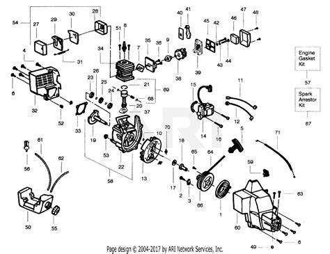 Poulan Pp110 Gas Trimmer 110 Gas Trimmer Parts Diagram
