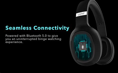 Buy Leaf Bass Wireless Bluetooth Over Ear Headphones With Mic And 10