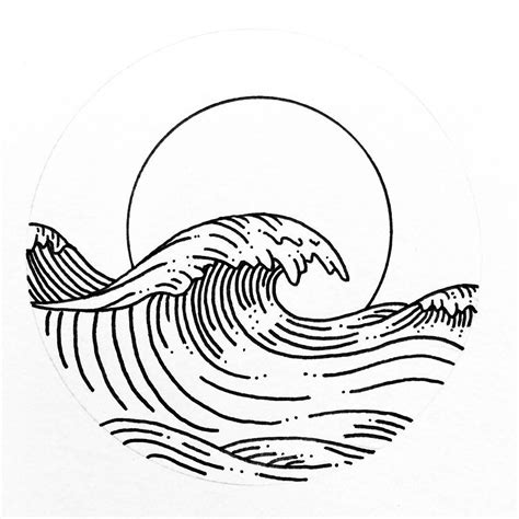 How To Draw Ocean Wave At How To Draw