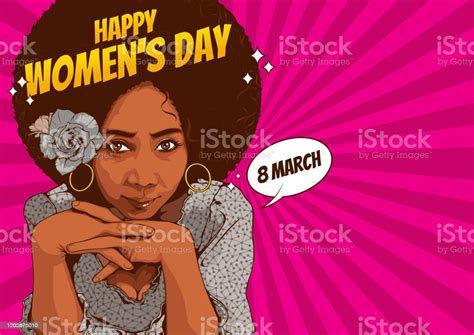 African American Happy Womens Day 52 Stock Illustration Download