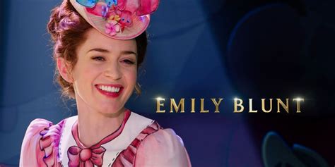 Emily blunt does julie andrews justice as the iconic nanny of 'mary poppins returns,' a comforting sequel that isn't quite the original 1964 classic. Mary Poppins Returns Set Visit: Emily Blunt Interview