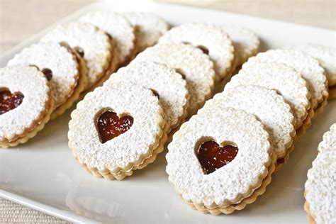 These austrian almond linzer cookies are not just beautiful but delicious too. Giveaway: Martha Stewart Cookies CLOSED - Smells Like Home
