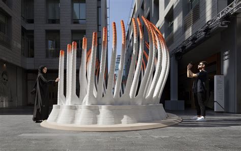 Middle East Architecture Network Creates 3d Printed Pavilion Made From