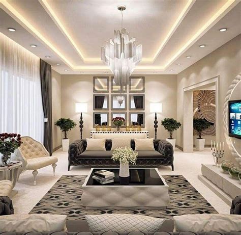 Nice Living Room Ceiling Lights Design Ideas 02 Magzhouse