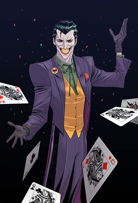 Classic Joker On Behance Joker Cartoon Joker Dc Joker Artwork