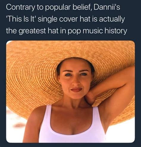 Dannii Greatest Hat Blank Template Imgflip