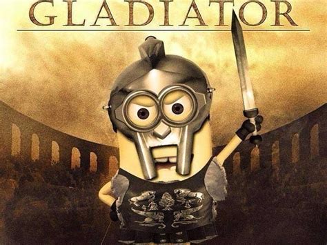 Gladiator Minion Minions Minions Cartoon Minions Love