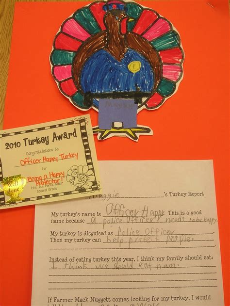 Thanksgiving Projects For Second Grade