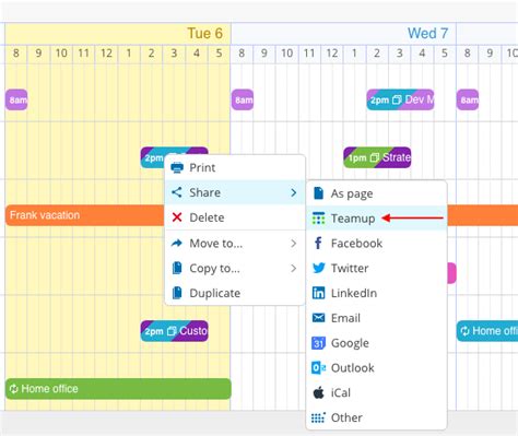 How To Share An Event To Another Teamup Calendar Teamup Blog