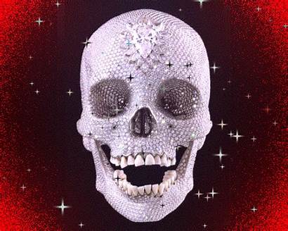 Skull Skeleton Skulls Bling Platinum