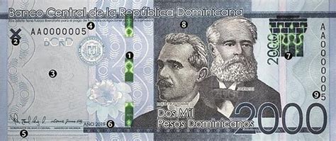 dominican republic new 2 000 peso dominicano note reportedly introduced 04 09 2020 banknotenews