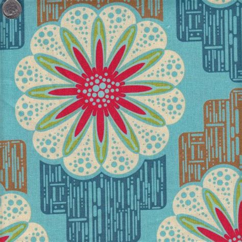 Free Spirit Fabrics Anna Maria Horner Field Study Linen Cotton Flower