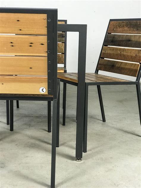 This barstool proves that being minimal can still be engaging, comfortable, and beautiful in a patio furniture setting. Custom Handmade Interior Exterior Reclaimed Wood Rustic ...