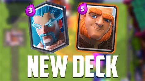 Clash Royale New Deck Ice Wizard And Giant Beatdown Youtube