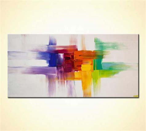 Painting For Sale Colorful Abstract Painting On White 6226