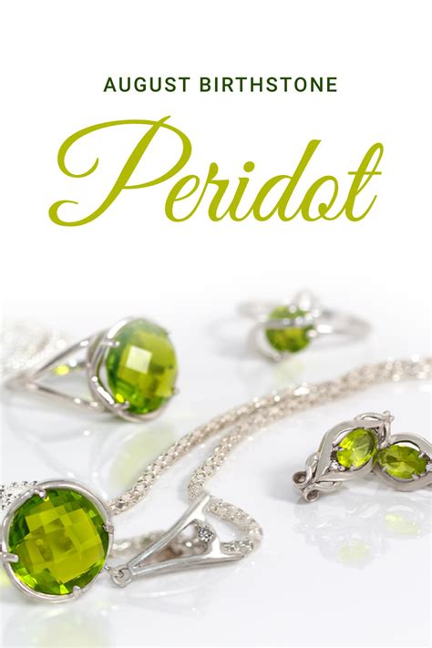 The August Birthstones Peridot Spinel And Sardonyx