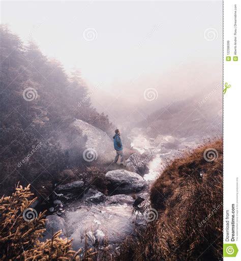 Lost In The Mountains Stock Image Image Of Freedom 122396399