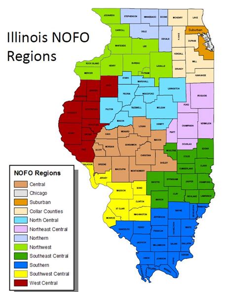 Northeast Illinois County Map