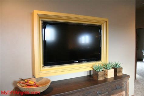 Diy Tv Frame Disguise Your Flat Screen My Diy Angels Diy And