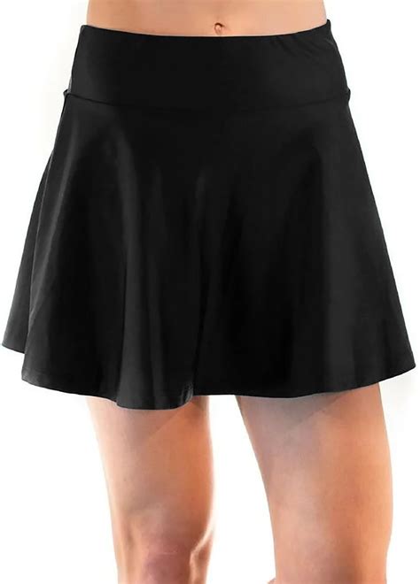 Rotita High Waisted Black Swim Skirt Usd 2198