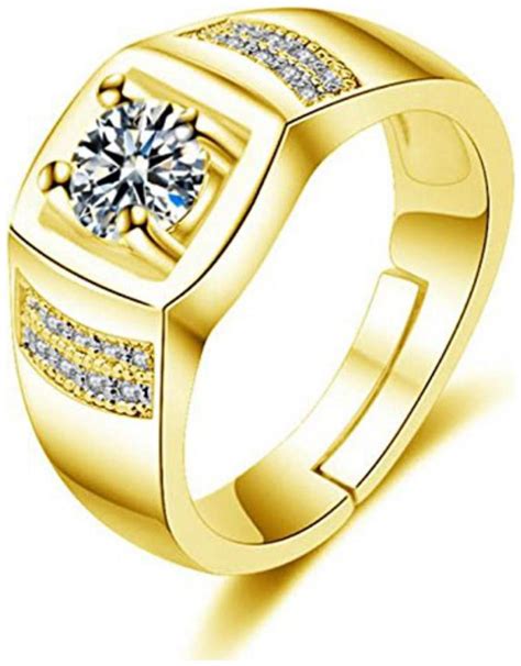 Buy Exclusive Limited Edition 24kt Gold Swarovski Solitaire Adjustable