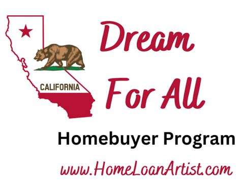 California Dream For All Assistance Program California Mortgage Broker