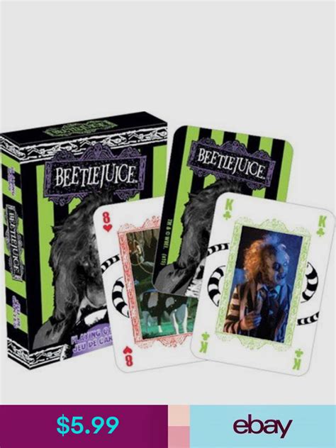 Playing Cards Collectibles Beetlejuice Ts Beetlejuice Movie