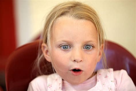 A Surprised Little Girl Stock Image Image Of Adorable 35530055