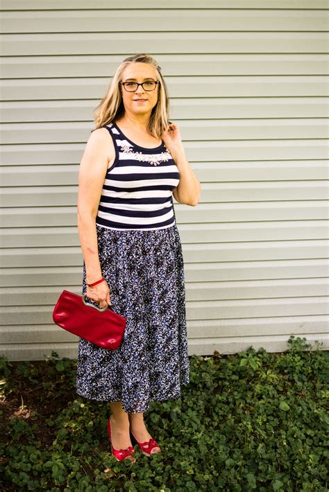 Old Becomes New High Waisted Skirt — Stylin Granny Mama