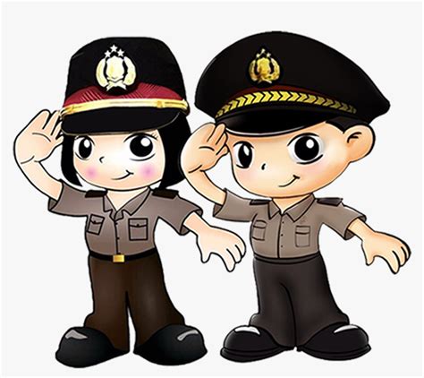 Gambar Kartun Polisi Indonesia Denah