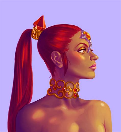 Legend Of Zelda Ocarina Of Time Art Gerudo Sage Of Spirit Nabooru