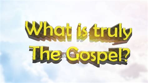 The Gospel Understanding The Gospel Good News The Call Of God