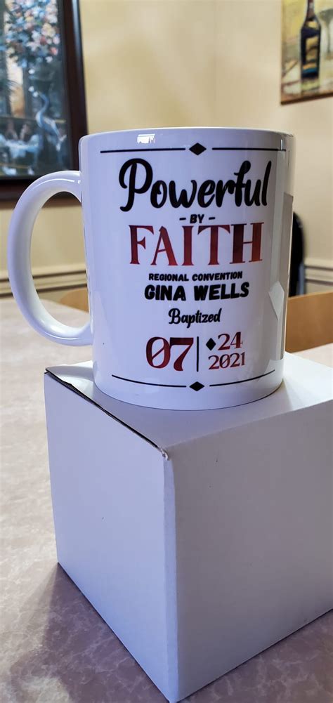 Jw Baptism Personalized Coffee Mug Jw Ts Jw Ministry Etsy