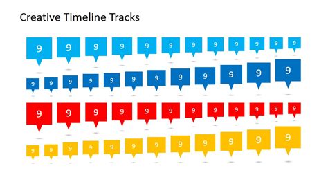 Creative Timeline Tracks Powerpoint Template Slidemodel