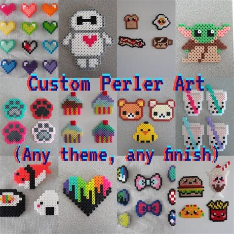 Custom Perler Pixel Art Bead Commissions Etsy Denmark
