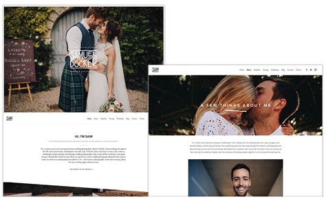 15 Stunning Wedding Photographer Websites For Inspiration Your