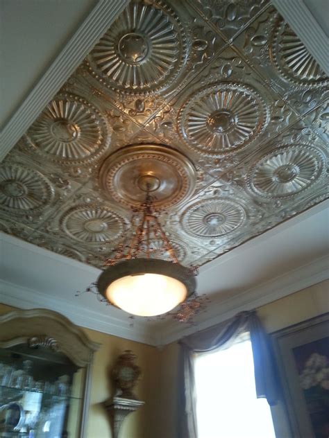 Pressed Tin Ceiling Painted And Installed By Pressed Tin Ceiling Ceiling