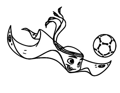 mascot fifa world cup 2022 coloring page download print or color online for free