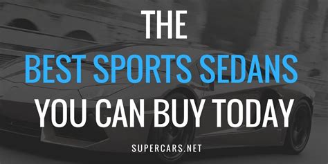 13 Of The Best Sports Sedans You Can Buy Today