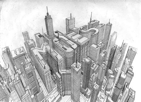 Dibujos De Rascacielos 65971 Edificios Y Arquitectura Para Colorear